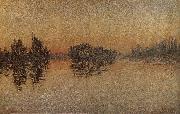 Paul Signac Sunset oil painting artist